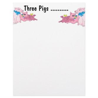 Three little pigs letterhead