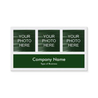 Three Photos Plus One - Dark Green