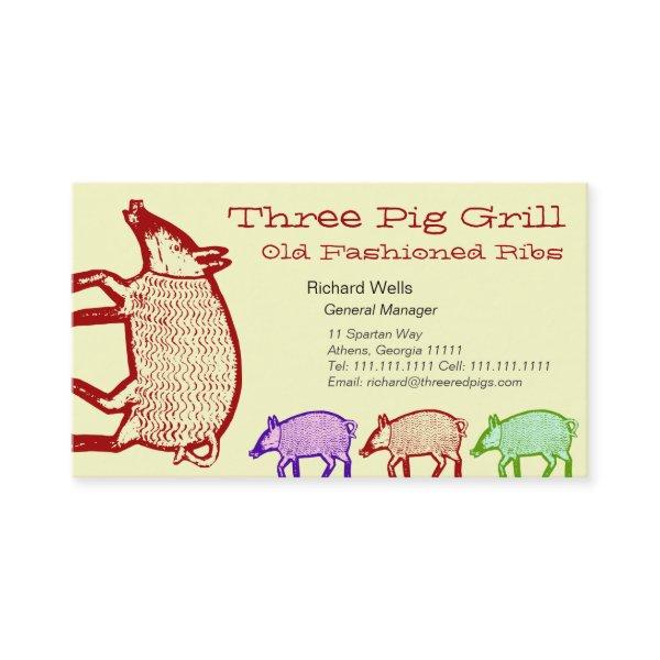 Three Pigs -  for Farm, Restaurant