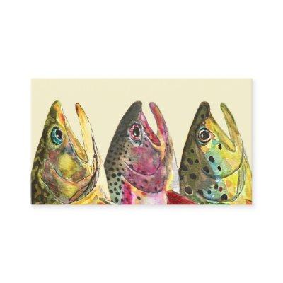 Three Trout Fisherman's