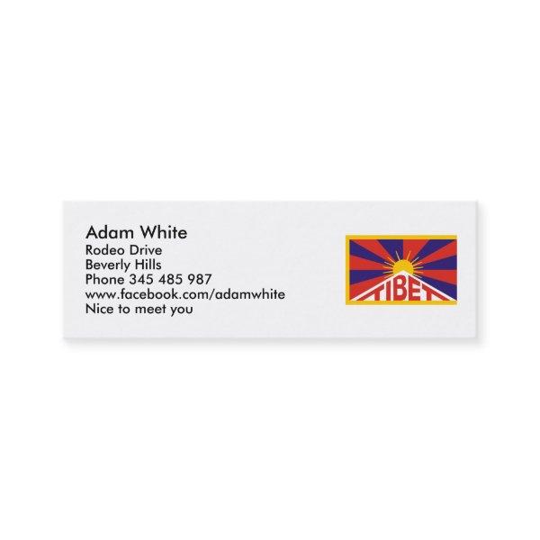 Tibet Flag Mini