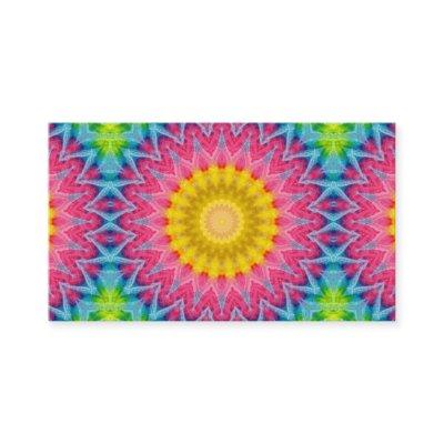 Tie Dye Mandala Kaleidoscope Medallion Flower