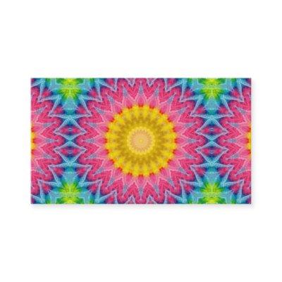 Tie Dye Mandala Kaleidoscope Medallion Flower