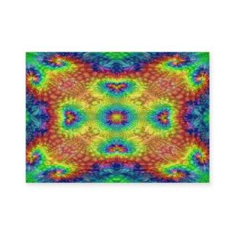 Tie Dye Sky Vintage Fractal Kaleidoscope