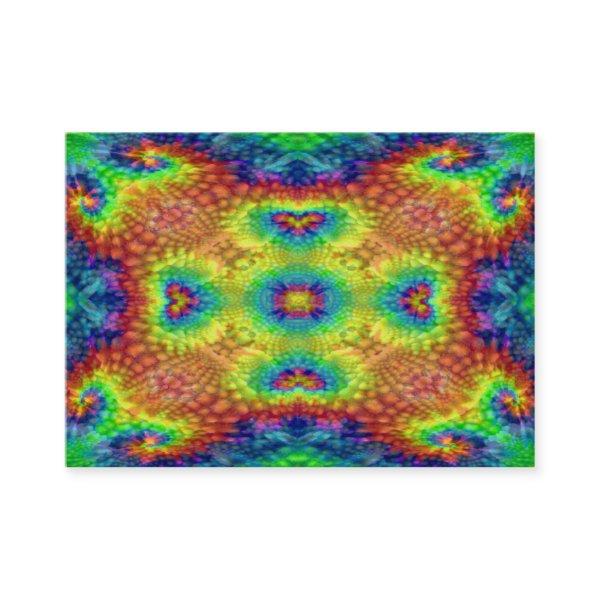 Tie Dye Sky Vintage Fractal Kaleidoscope