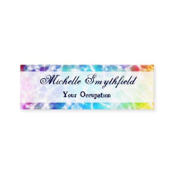 Tiedye Hippie Wavy Rainbow Effect Mini