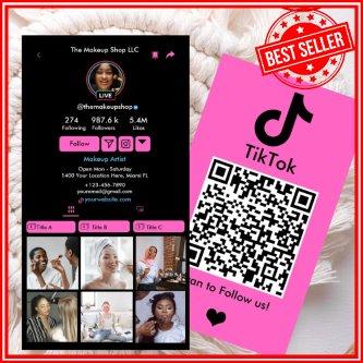 TikTok Scan To Connect QR Code