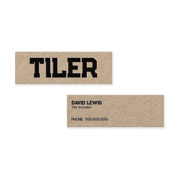 Tile Installer Tiler Mini