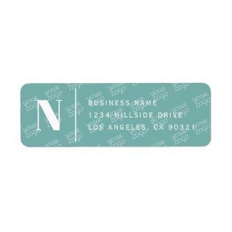 Tiled Logo Design Modern Return Address Label