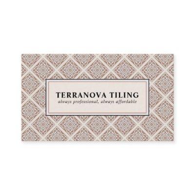 Tiler Tiling geometric Pattern  Square Business Ca
