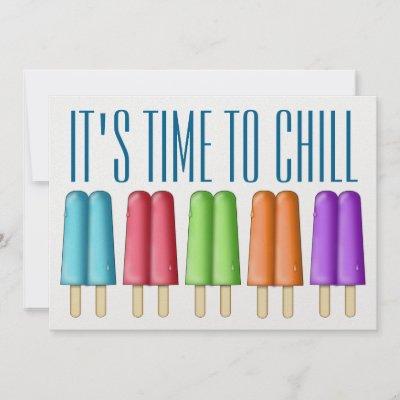 Time to Chill Party Invitation