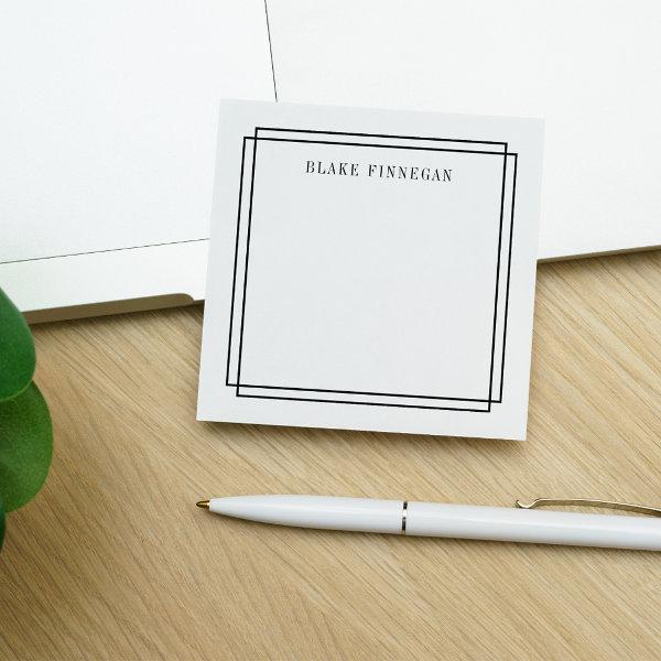 Timeless Frame | Personalized Post-it Notes