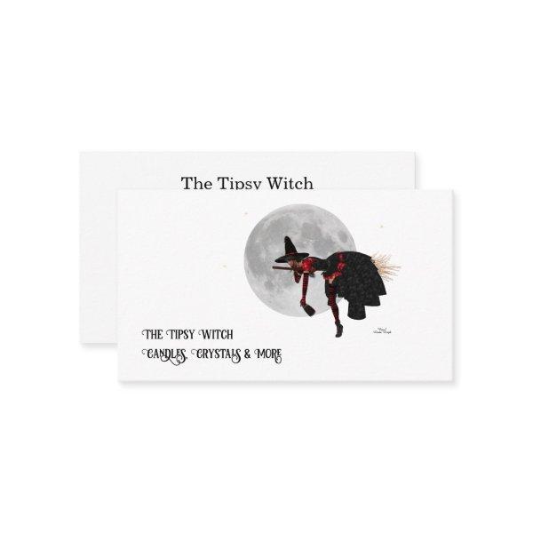 Tipsy Witch On Flying Broom