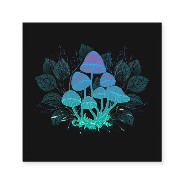 Toadstools in Bushes Calling Card