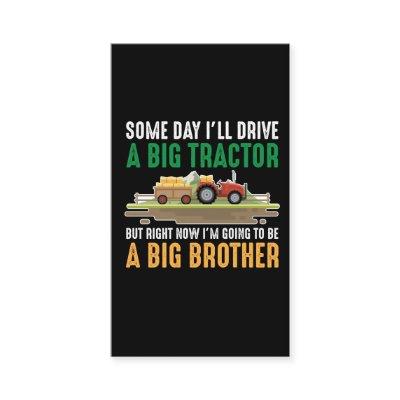 Toddler Big Brother Graphic Tractor Sibling Son