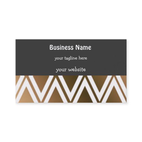 Toffee Brown and White Diamonds