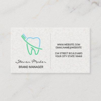 Tooth and Brush Logo