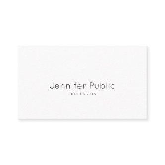 Top Minimalistic Modern Elegant White Professional
