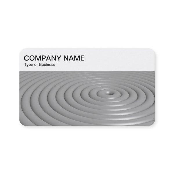 Top Panel - Concentric Rings - Gray