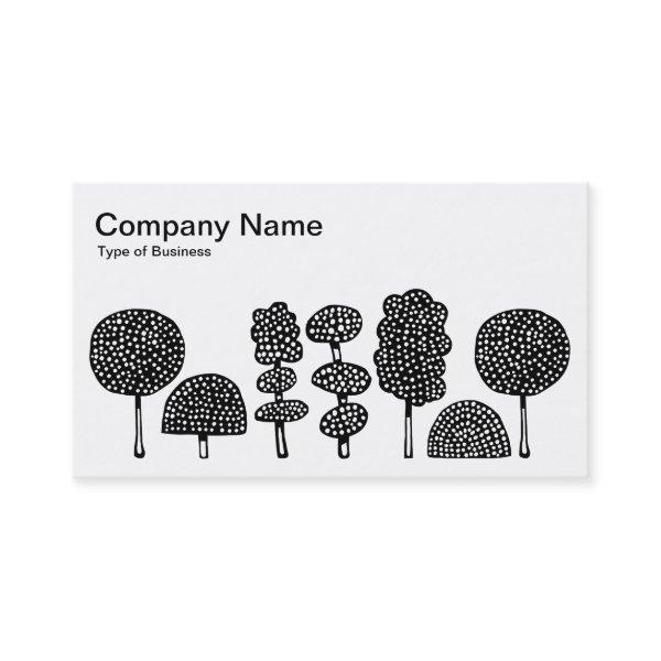 Topiary - Black on White