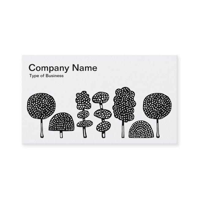Topiary - Black on White