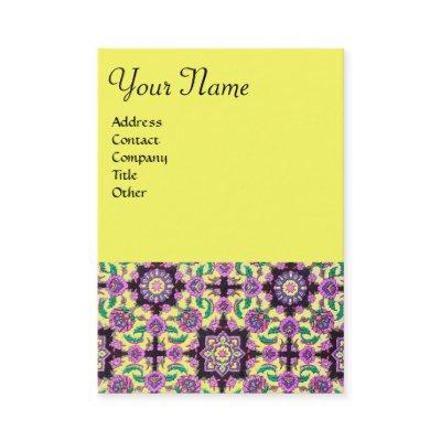 TOPKAPI,FLORAL PINK GREEN YELLOW ORIENTAL DAMASK
