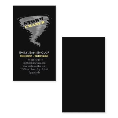 Tornado - Storm Chaser Design, Meteorologist