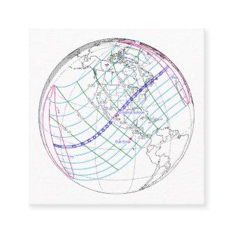 Total Solar Eclipse 2024 Global Path Square