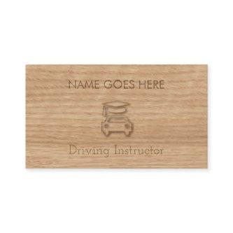 "Touch Wood" Driving Instructor