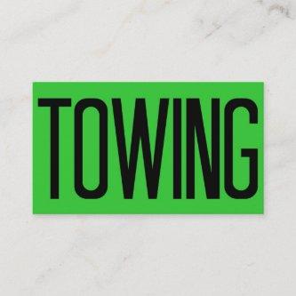 Towing Bold Florescent Green