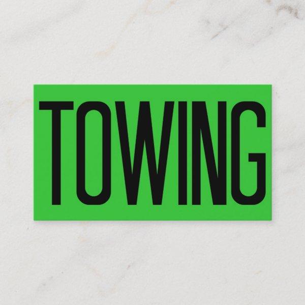Towing Bold Florescent Green