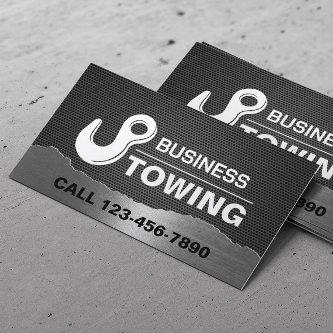 Towing Service Tow Hook Logo Professional Metal