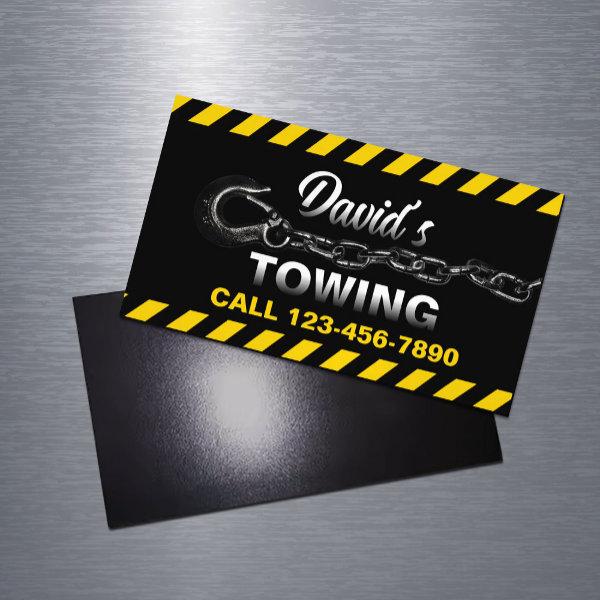 Towing Truck Car Hauling Service  Magnet
