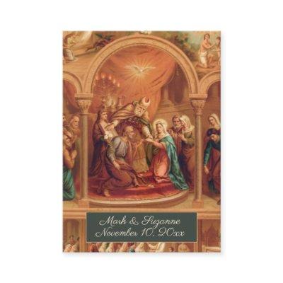 Traditional Catholic Wedding Favor Holy Card