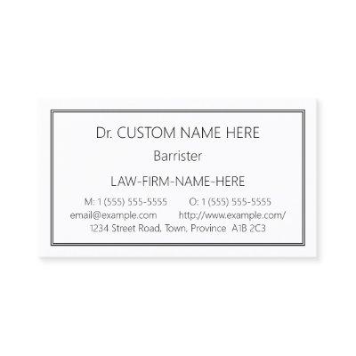 Traditional Law Professional