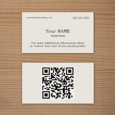 Traditional Type Bone QR Code