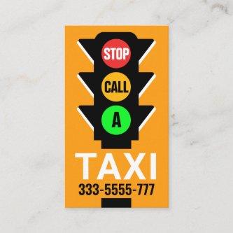 Traffic Light Calling Taxi Ride