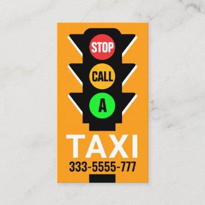 Traffic Light Calling Taxi Ride