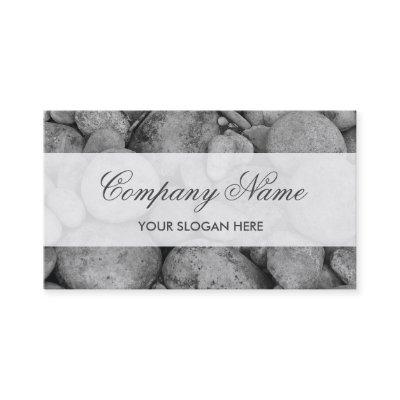 Tranquil grey pebble stones  design