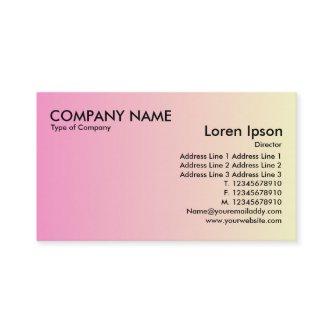 Transition - Pink to Pale Yellow
