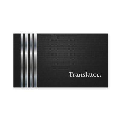 Translator Professional Black Silver