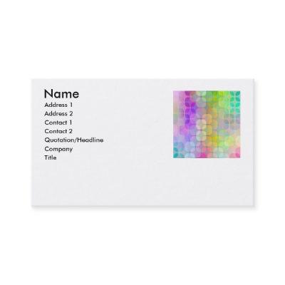 transparent colorful retro pattern, Name, Addre...