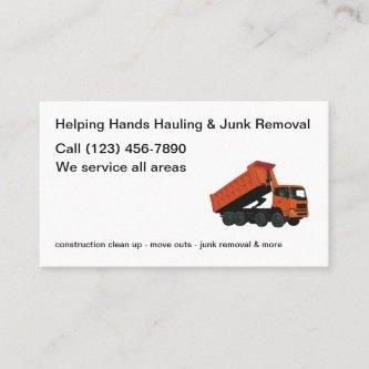 Trash Hauling And Junk Removal Simple