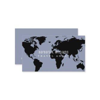 Travel Agent  with World Map