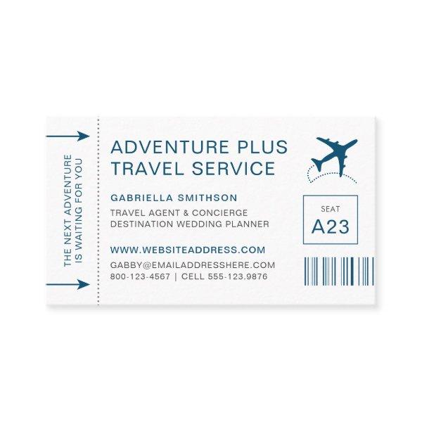 Travel Agent Destination Planner Boarding Pass