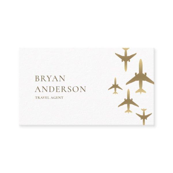 Travel Agent Gold Airplanes