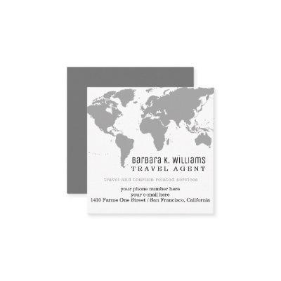 Travel Agent Modern  with WorldMap