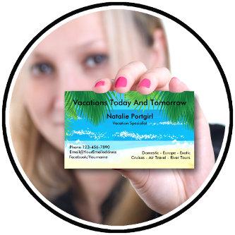 Travel Agent Specialist Tropical Theme