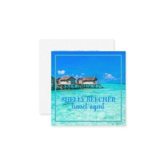Travel Agent Summer Tropical Beach Ocean Square