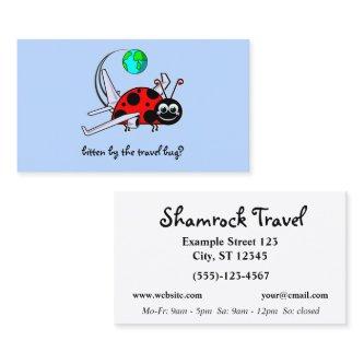 Travel Bug - lady bug airplane - Travel Agency